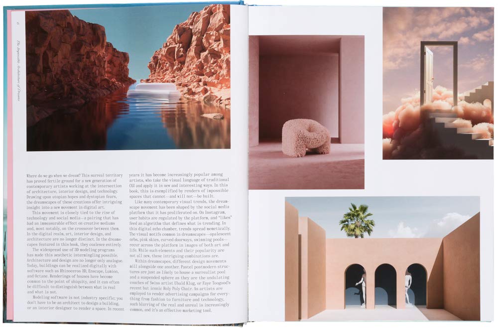 Dreamscapes and Artificial Architecture.  Imagined Interior Design in Digital Art