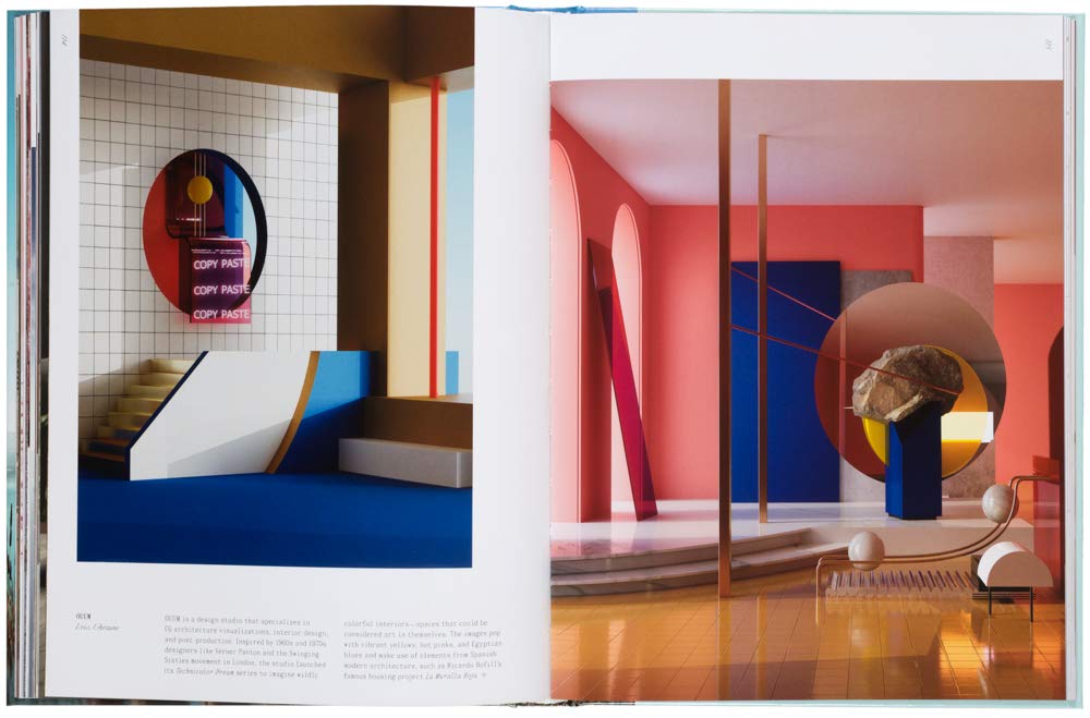 Dreamscapes and Artificial Architecture.  Imagined Interior Design in Digital Art